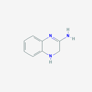 molecular formula C8H9N3 B11920997 3,4-Dihydroquinoxalin-2-amine 
