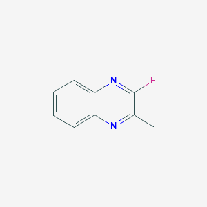 molecular formula C9H7FN2 B11921057 2-Fluoro-3-methylquinoxaline 