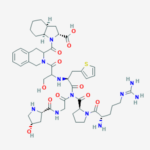 molecular formula C47H65N11O11S B119211 Httod-BK CAS No. 144006-47-3