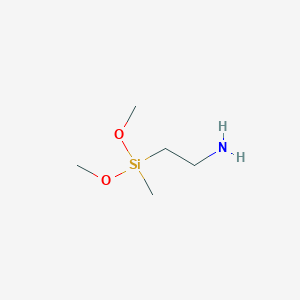 molecular formula C5H15NO2Si B11921174 2-Aminoethylmethyldimethoxysilane 