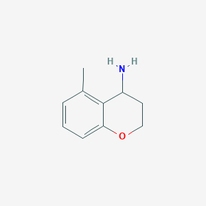 molecular formula C10H13NO B11921265 5-Methylchroman-4-amine CAS No. 950645-15-5