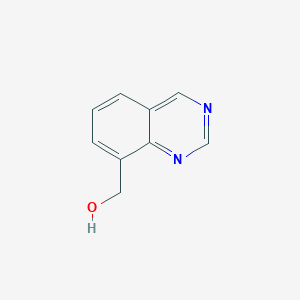 molecular formula C9H8N2O B11921281 Quinazolin-8-ylmethanol 