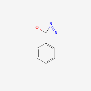 molecular formula C9H10N2O B11921313 3-Methoxy-3-(4-methylphenyl)-3H-diazirene CAS No. 116548-92-6