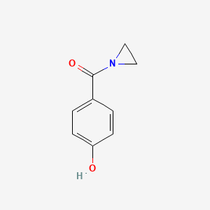 molecular formula C9H9NO2 B11921334 Aziridin-1-yl(4-hydroxyphenyl)methanone CAS No. 94857-80-4