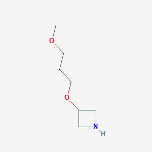 molecular formula C7H15NO2 B11921345 3-(3-Methoxypropoxy)azetidine 