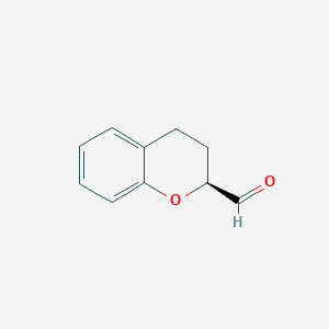 molecular formula C10H10O2 B11921409 (S)-Chroman-2-carbaldehyde 