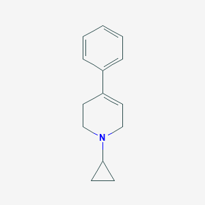 1-Cyclopropyl-4-phenyl-1,2,3,6-tetrahydropyridine