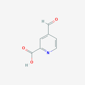 molecular formula C7H5NO3 B11921503 4-Formylpicolinic acid 