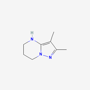 molecular formula C8H13N3 B11921512 2,3-Dimethyl-4,5,6,7-tetrahydropyrazolo[1,5-a]pyrimidine 