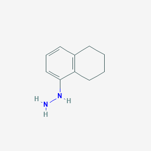 molecular formula C10H14N2 B11921532 (5,6,7,8-Tetrahydronaphthalen-1-yl)hydrazine CAS No. 85790-17-6
