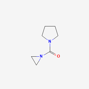 molecular formula C7H12N2O B11921560 Aziridin-1-yl(pyrrolidin-1-yl)methanone 