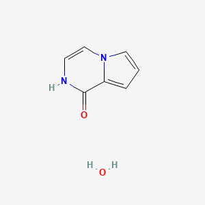 molecular formula C7H8N2O2 B11921573 Pyrrolo[1,2-a]pyrazin-1(2H)-one hydrate 