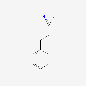 molecular formula C10H11N B11921590 2H-Azirine, 3-(2-phenylethyl)- CAS No. 18709-39-2