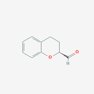molecular formula C10H10O2 B11921618 (R)-Chroman-2-carbaldehyde 
