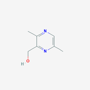 molecular formula C7H10N2O B11921635 (3,6-Dimethylpyrazin-2-yl)methanol 