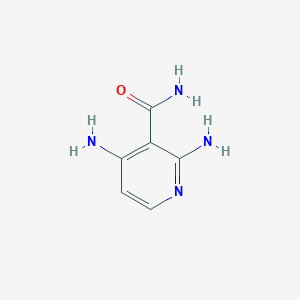 molecular formula C6H8N4O B11921642 2,4-Diaminonicotinamide CAS No. 1379323-59-7