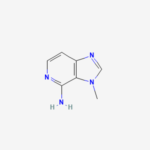 molecular formula C7H8N4 B11921653 3-Methyl-3H-imidazo[4,5-c]pyridin-4-amine CAS No. 90012-82-1