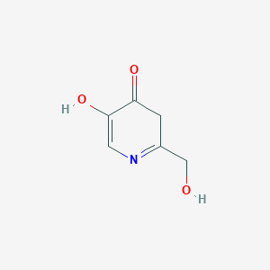 molecular formula C6H7NO3 B11921658 5-hydroxy-2-(hydroxymethyl)pyridin-4(3H)-one 