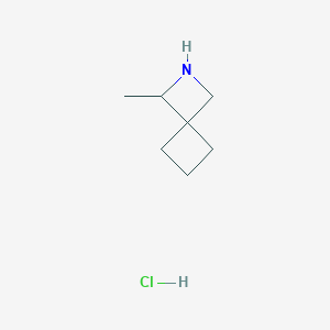 molecular formula C7H14ClN B11921685 1-Methyl-2-azaspiro[3.3]heptane hydrochloride 