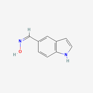 molecular formula C9H8N2O B11921688 (NZ)-N-(1H-indol-5-ylmethylidene)hydroxylamine 
