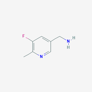 molecular formula C7H9FN2 B11921692 (5-Fluoro-6-methylpyridin-3-YL)methanamine 