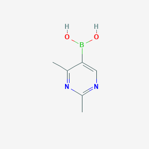 molecular formula C6H9BN2O2 B11921733 (2,4-Dimethylpyrimidin-5-YL)boronic acid 