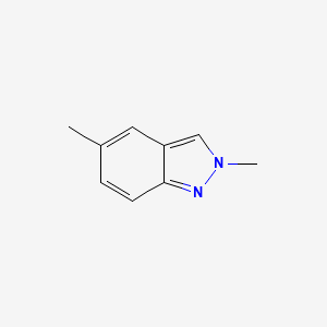 molecular formula C9H10N2 B11921758 2,5-Dimethyl-2H-indazole 