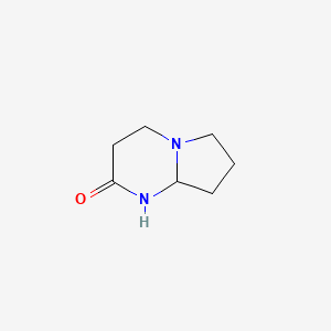molecular formula C7H12N2O B11921759 Hexahydropyrrolo[1,2-a]pyrimidin-2(1H)-one 