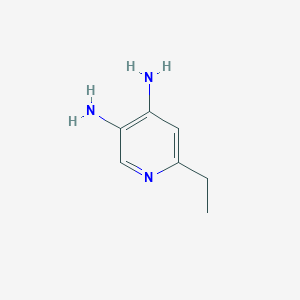 molecular formula C7H11N3 B11921781 6-Ethylpyridine-3,4-diamine CAS No. 1210400-42-2