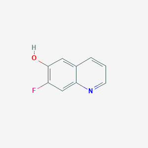 molecular formula C9H6FNO B11921815 7-Fluoroquinolin-6-ol 
