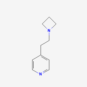 molecular formula C10H14N2 B11921818 4-(2-(Azetidin-1-yl)ethyl)pyridine 