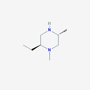 molecular formula C8H18N2 B11921830 (2S,5R)-2-ethyl-1,5-dimethylpiperazine 