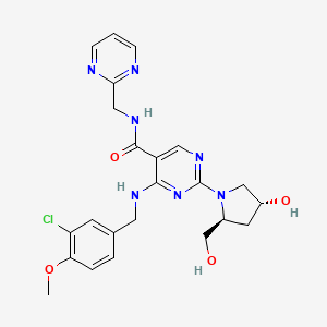 molecular formula C23H26ClN7O4 B1192184 Avanafil Metabolite M4 