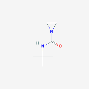 molecular formula C7H14N2O B11921846 N-(tert-Butyl)aziridine-1-carboxamide 