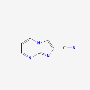 molecular formula C7H4N4 B11921848 Imidazo[1,2-a]pyrimidine-2-carbonitrile CAS No. 864439-33-8
