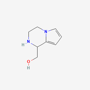 molecular formula C8H12N2O B11921858 (1,2,3,4-Tetrahydropyrrolo[1,2-a]pyrazin-1-yl)methanol 