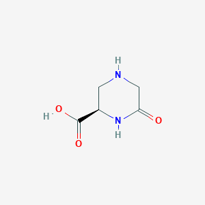 molecular formula C5H8N2O3 B11921870 (R)-6-Oxopiperazine-2-carboxylic acid CAS No. 1240590-33-3