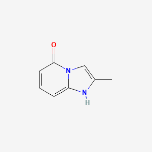 molecular formula C8H8N2O B11921905 2-Methylimidazo[1,2-a]pyridin-5-ol 