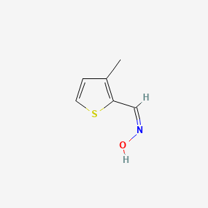 molecular formula C6H7NOS B11921921 3-Methylthiophene-2-carboxaldehyde oxime 