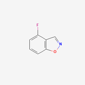 molecular formula C7H4FNO B11921933 4-Fluorobenzo[d]isoxazole CAS No. 1260751-84-5