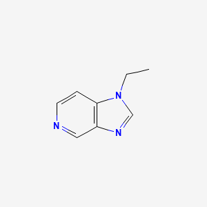 molecular formula C8H9N3 B11921980 1-Ethyl-1H-imidazo[4,5-c]pyridine 