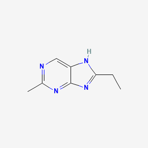 molecular formula C8H10N4 B11921988 8-Ethyl-2-methyl-1H-purine 
