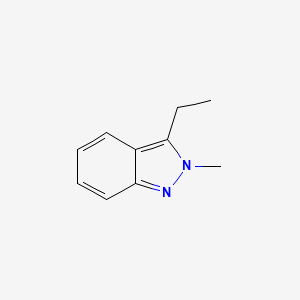 molecular formula C10H12N2 B11921992 3-Ethyl-2-methyl-2H-indazole 