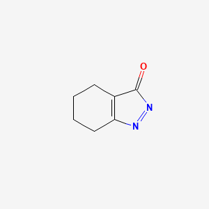 molecular formula C7H8N2O B11922078 4,5,6,7-Tetrahydro-3H-indazol-3-one 