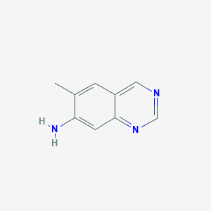 molecular formula C9H9N3 B11922085 6-Methylquinazolin-7-amine CAS No. 919769-92-9