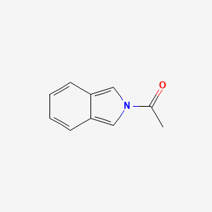 molecular formula C10H9NO B11922124 1-(2H-Isoindol-2-yl)ethanone 