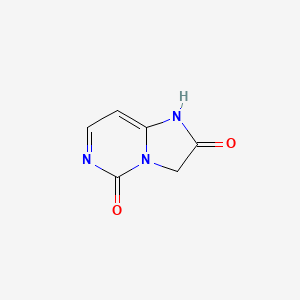molecular formula C6H5N3O2 B11922131 Imidazo[1,2-c]pyrimidine-2,5(3H,6H)-dione 