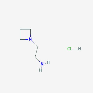 molecular formula C5H13ClN2 B11922163 2-(Azetidin-1-yl)ethanamine hydrochloride CAS No. 1956365-06-2