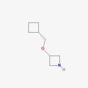 molecular formula C8H15NO B11922337 3-(Cyclobutylmethoxy)azetidine 