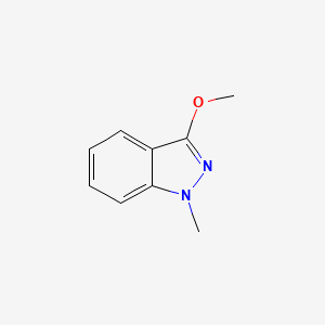 molecular formula C9H10N2O B11922415 3-Methoxy-1-methyl-1H-indazole 